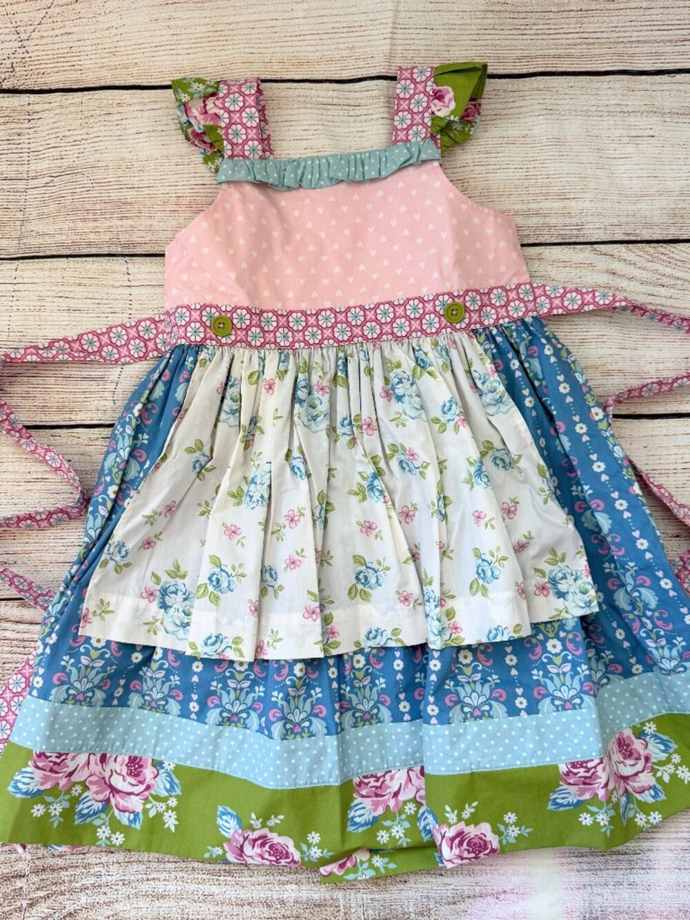 Tabitha Twinkle Imagine That - Storybook Apron Dress girls size 8/10 NWOT